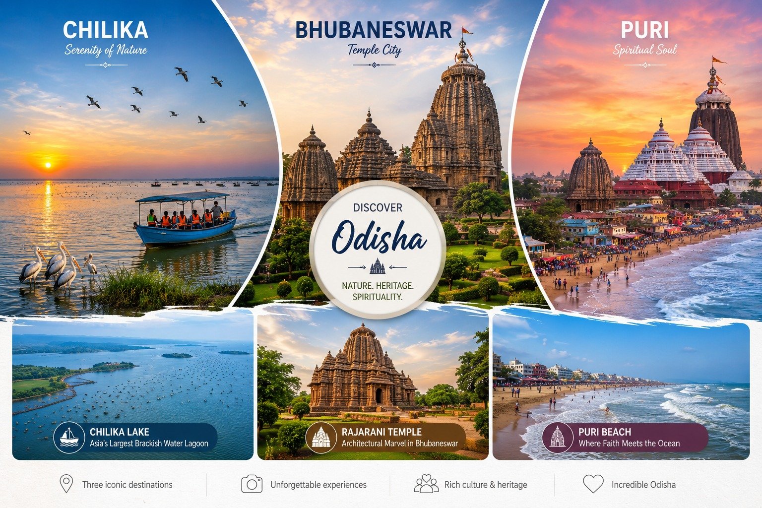 Puri-konark-chilika